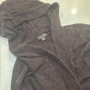 Barefoot Dreams Brown Cardigan Sweater